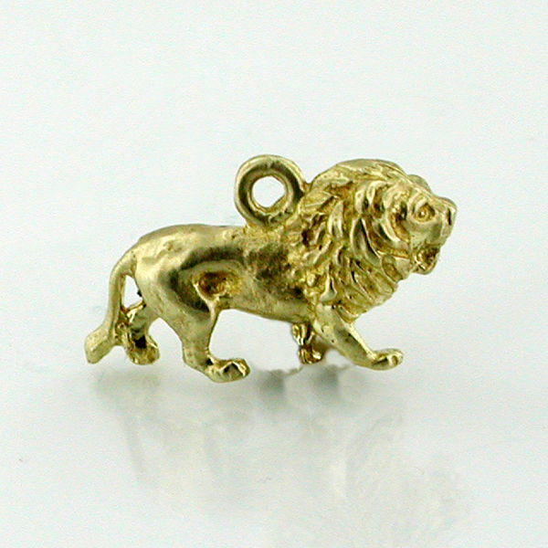Lion 14k Gold Charm