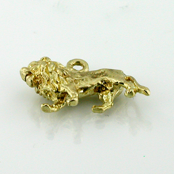 Lion 14k Gold Charm