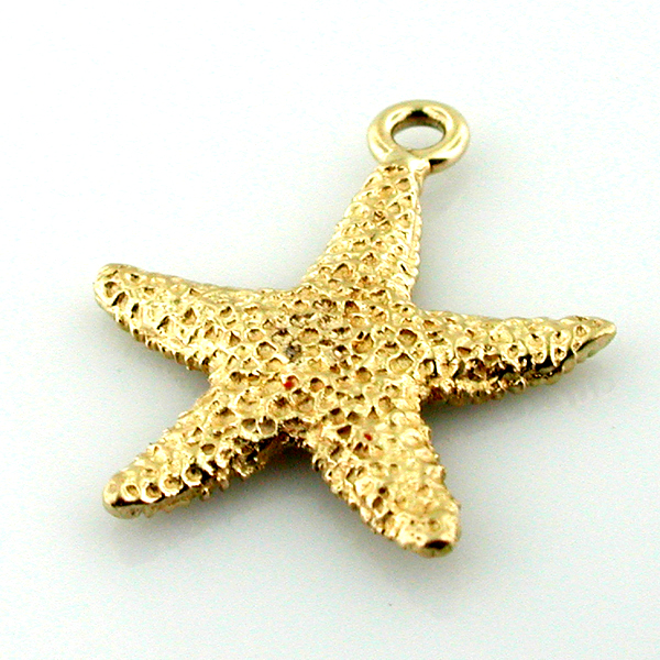 Starfish 14K Gold Charm