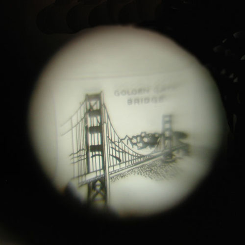 14K Gold San Francisco Cable Car Golden Gate Bridge Stanhope Vintage Charm