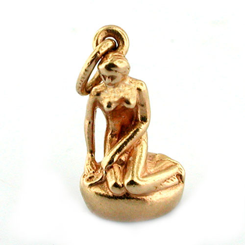 The Little Mermaid 14K Gold Vintage Charm - Denmark